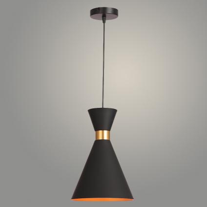 Подвес 2030/1HQ BK+GD черный/золото 1х40W E27 d200 h300, TXN22